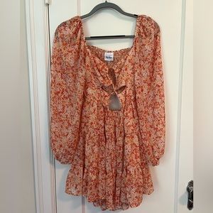 Isabella’s Cabinet sky to moon long sleeve dress